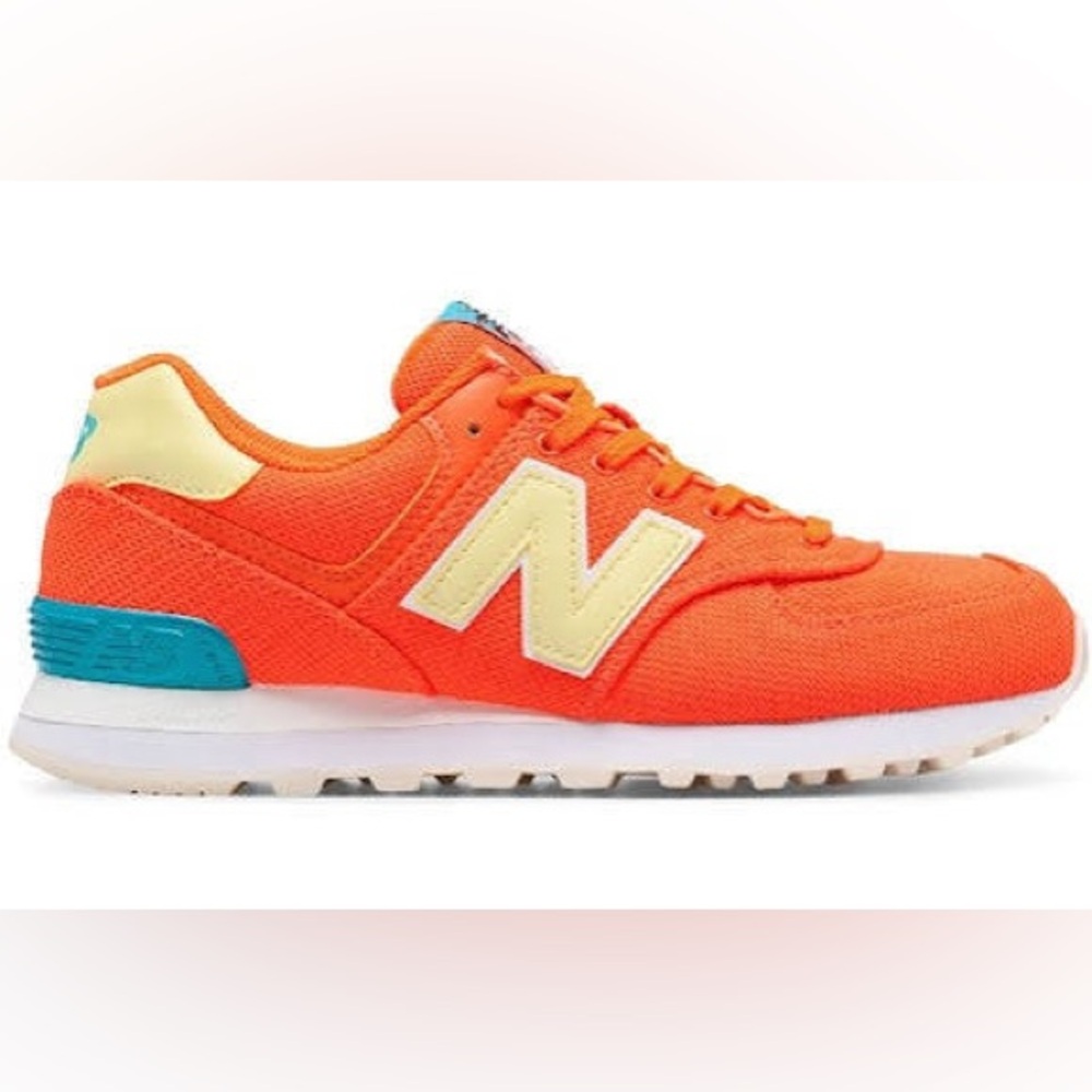 New Balance 574 Miami Palms Sunset / Bright Orange (Women’s 10)